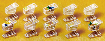 HO-SCALE SHOPPING CARTS