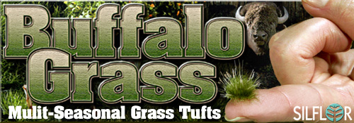 NEW Muli-Seasonal Buffalo Grass Tufts