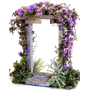 BOUGAINVILLEA GARDEN GATE ARBOR