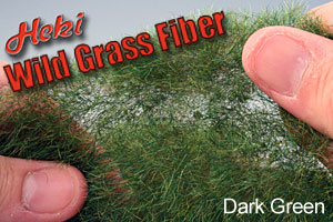 DARK GREEN WILD GRASS FIBER