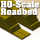 HO-SCALE CORK ROADBED 25 PACK