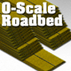 O-SCALE CORK ROADBED 25/PACK