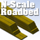 N-SCALE CORK ROADBED 25/PACK