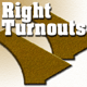 HO TURNOUT PAD/RIGHT/2 PIECES