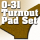 O-31TURNOUT PAD/LEFT & RIGHT HAND
