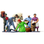 HO Harvest Workers w/Sacks