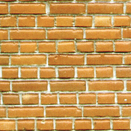 EMBOSSED RED BLOCK WALL X-Long