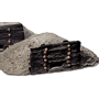 N-SCALE HEAVY TIMBER BUMPER