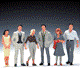 CONTEMPORARY STANDING PEDESTRIANS
