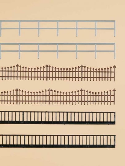 HO-SCALE IRON FENCE AND RAILING