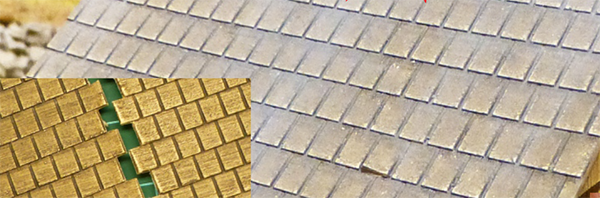 HO-SCALE SHAKE SHINGLE ROOFING
