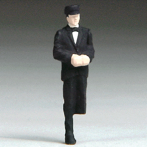 O-SCALE SUBWAY DRIVER