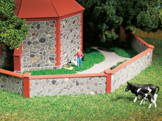 HO-SCALE STONE WALL