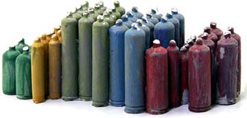 ACETYLENE TANK CLUSTER 1:48