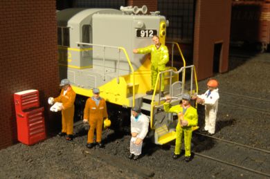 O-SCALE MECHANICS/ 6 Pcs.