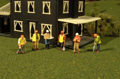 O-SCALE CIVIL ENGINEERS/ 6 Pcs.