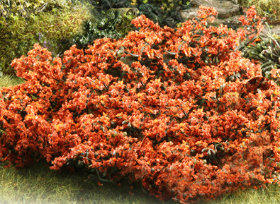 miniature scale landscaping vegetation, bushes, ground cover