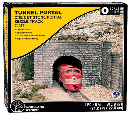 O-SCALE SINGLE CUT STONE PORTAL