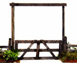 CEDAR FENCE GATE ARCH