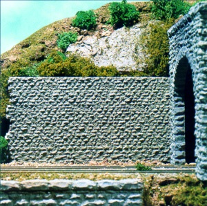 SMALL CUT STONE WALL - N-SCALE 1:160