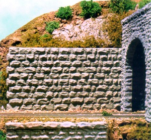 O-SCALE LARGE CUT STONE WALL