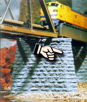 HO-SCALE CUT STONE PIER