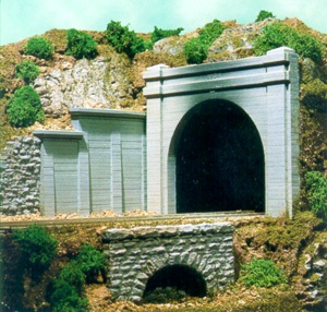 DOUBLE CONCRETE PORTAL - N-SCALE 1:160