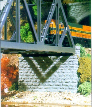 N-DOUBLE TRACK CUT STONE BRIDGE ABUTMENT