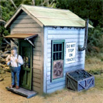 O-SCALE CROSSING SHANTY
