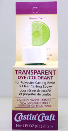 GREEN TRANSPARENT DYE