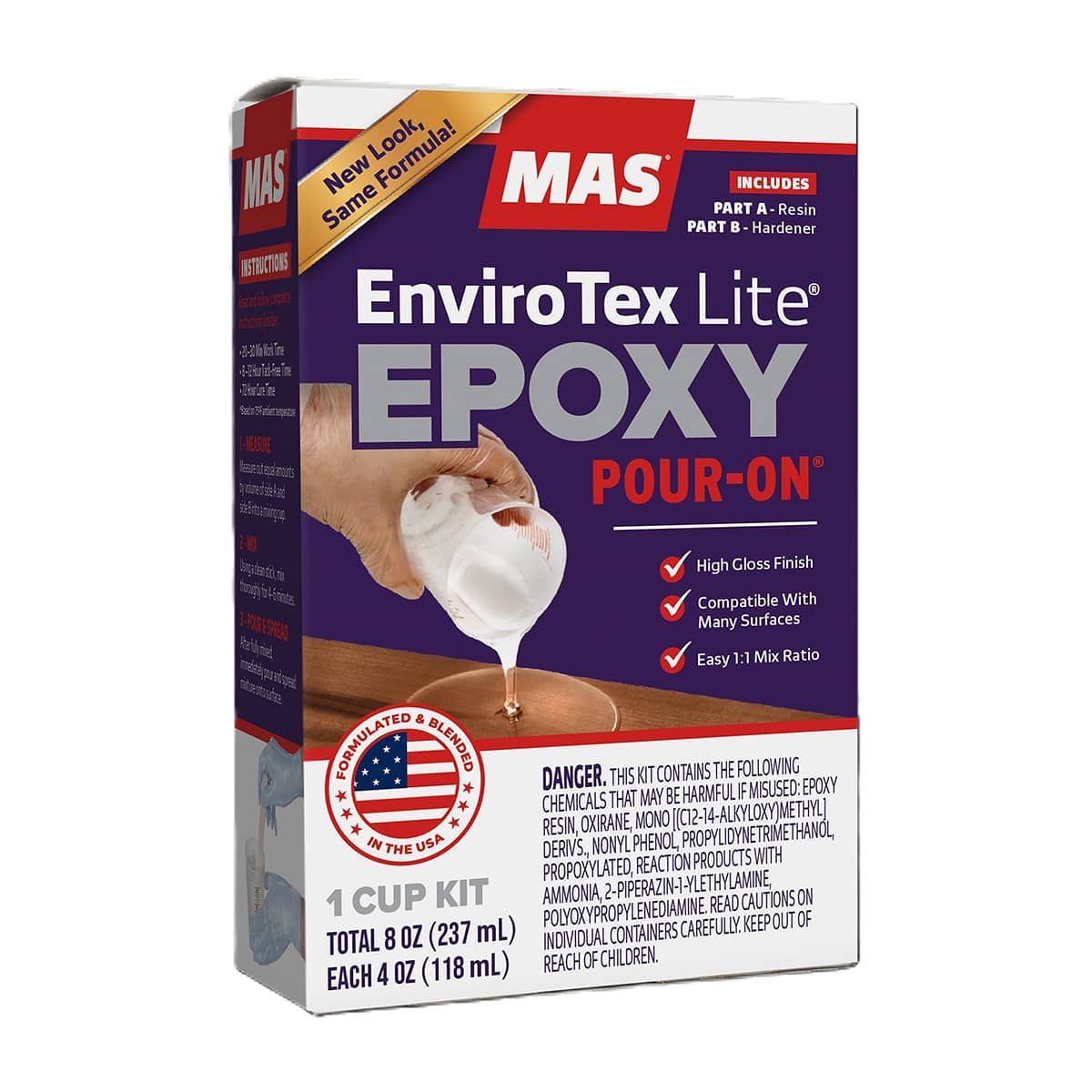 ENVIROTEX RESIN 8 OZ. KIT