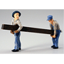 GEOFFREY WITH THE RAILROAD TIE