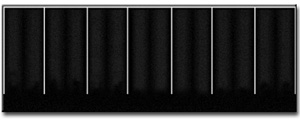 O-SCALE BLACK ASPHALT PARKING LOT - 90 DEGREE STRAIGHT STALL