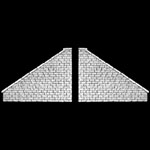 Bridge Abutment Wing Set