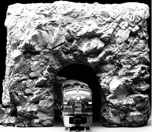 O-SCALE BLASTED ROCK PORTAL