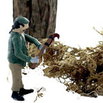 O-SCALE SWAMPER WITH BRUSH CUTTER