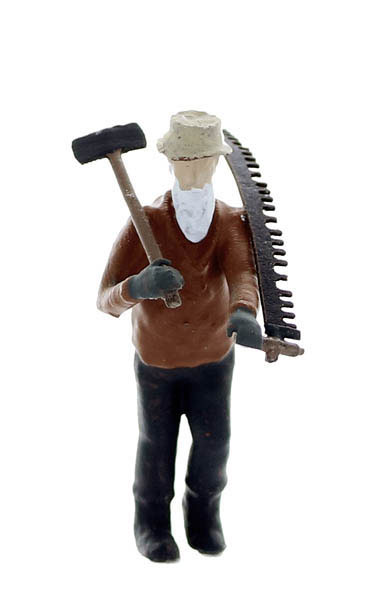 O-Scale Bucker Boss w/Axe & Saw #3