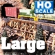 HO-SCALE LARGE TRESTLE BENTS