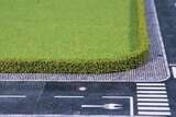 HO/O-SCALE LIGHT GREEN FLEXIBLE HEDGES/2PKG