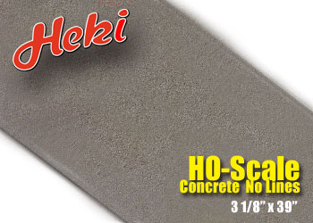 HO-SCALE NO-LINE CONCRETE ROAD
