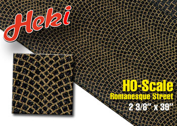 HO-SCALE ROMANESQUE FAN PATTERN
