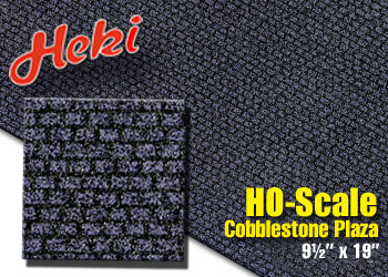 HO-SCALE COBBLESTONE PLAZA