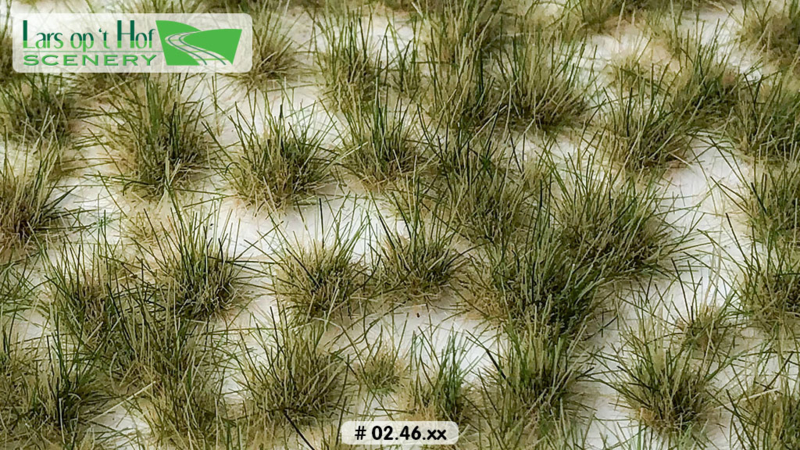 6mm GRASS TUFTS SUMMER - TWO TONE