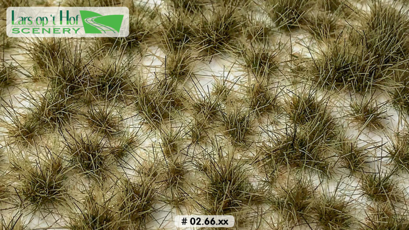 6mm GRASS TUFTS AUTUMN - TWO TONE