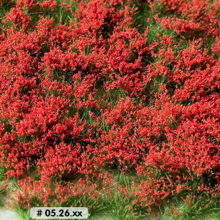 FLOWER TUFTS - RED
