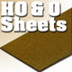 HO & O-SCALE CORK SHEETS