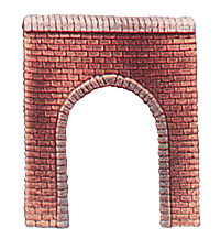 O-SCALE SINGLE TRACK CUT BLOCK PORTAL