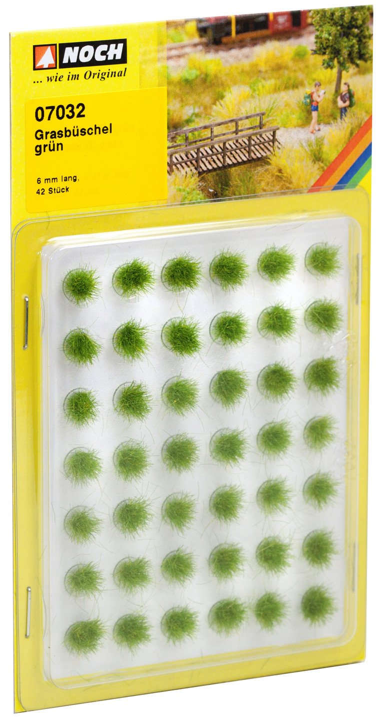 GREEN GRASS TUFTS 1/4