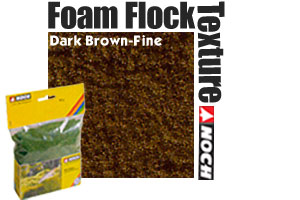 FINE DARK BROWN FLOCK - 6 OZ.