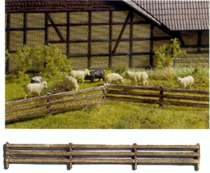 HO-SCALE PLANK FENCE